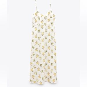 Zara Floral Printed Midi Dress
